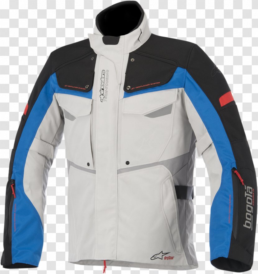 Jacket Motorcycle Alpinestars Blue Clothing - White Transparent PNG