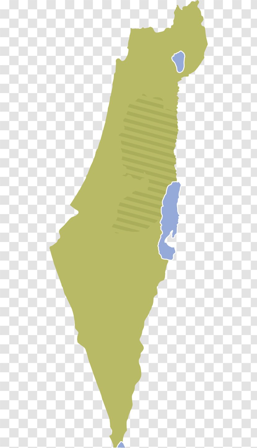 Israel State Of Palestine West Bank Clip Art - Map Transparent PNG