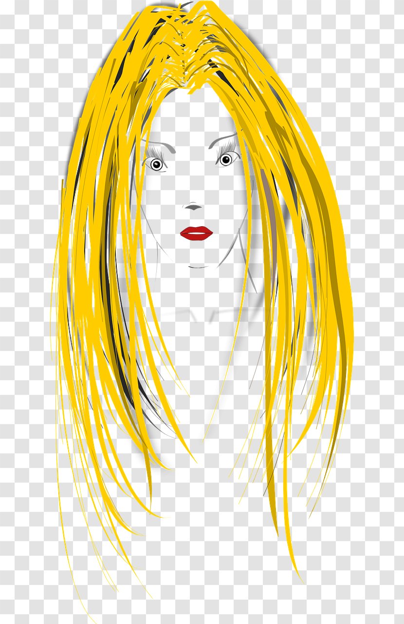 Woman Face Clip Art - Heart - Hair Transparent PNG