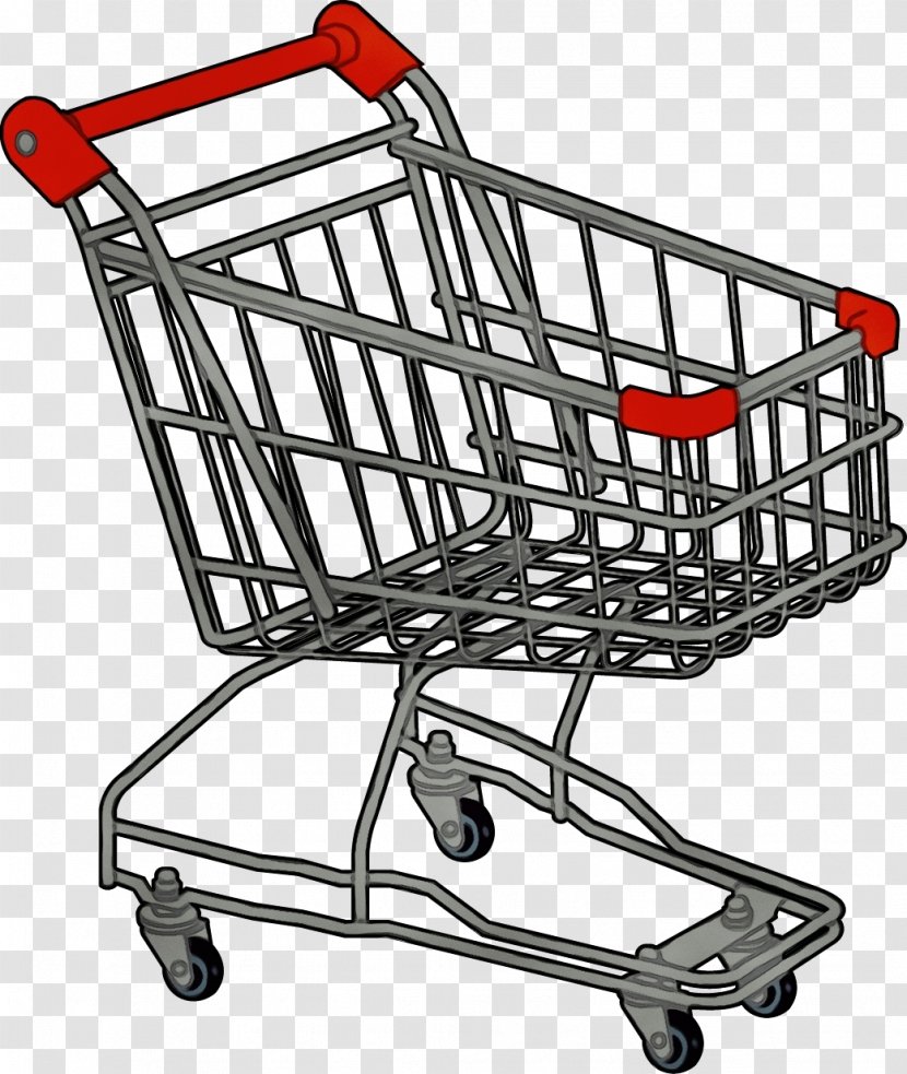 Shopping Cart - Bicycle Front And Rear Rack Transparent PNG