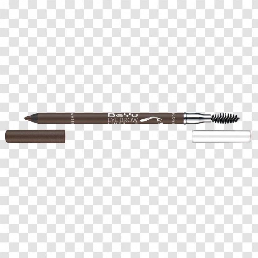 Office Supplies Cosmetics Brown Health - Eyebrow Brush Transparent PNG