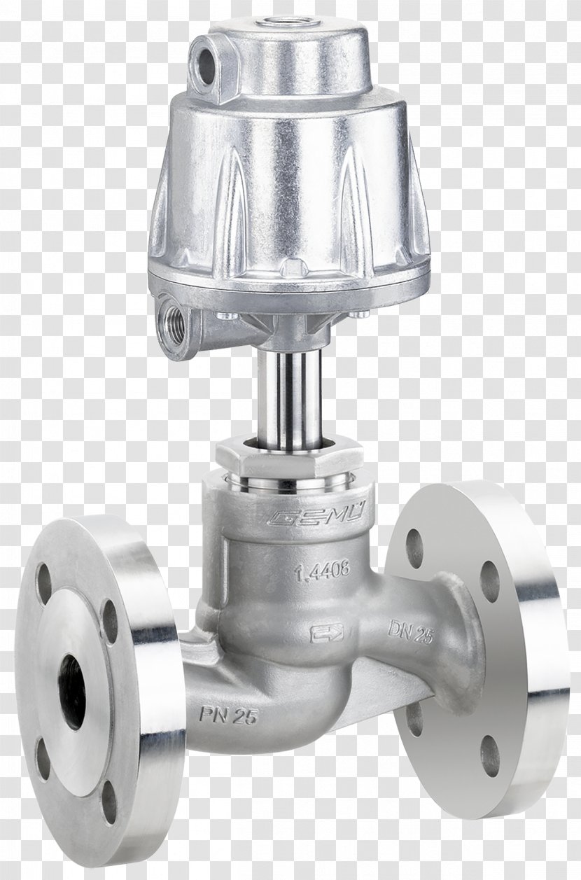 Globe Valve GEMÜ Gebr. Müller Apparatebau GmbH & Co. KG Control Valves Pneumatics - Poppet Transparent PNG