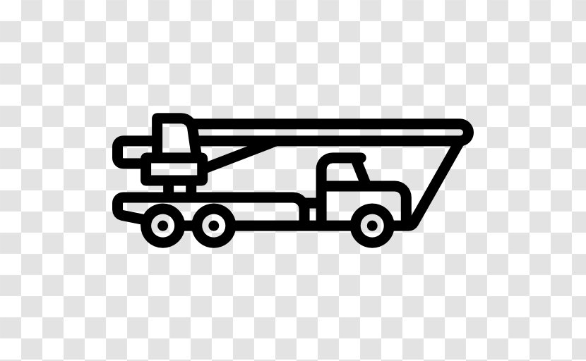 Transport Clip Art - Black And White - Truck Transparent PNG