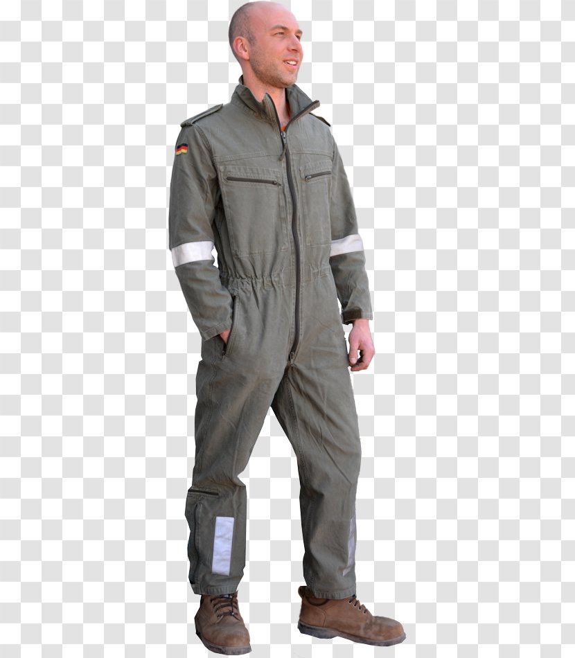 Overall Pants Jacket - Hood - German Soldier Transparent PNG