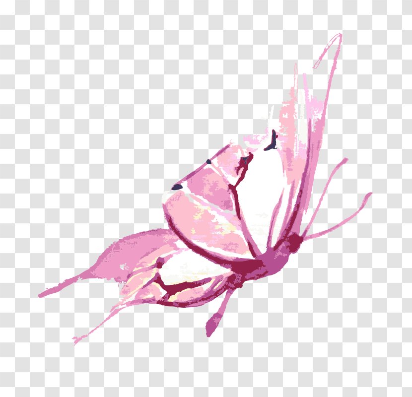 Butterfly Watercolor Painting Clip Art Illustration Vector Graphics - Effects Transparent PNG