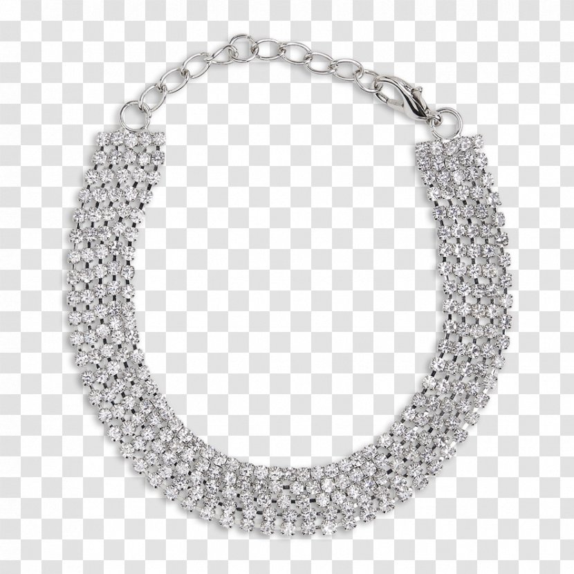 Necklace Bracelet Silver Jewellery Chain Transparent PNG