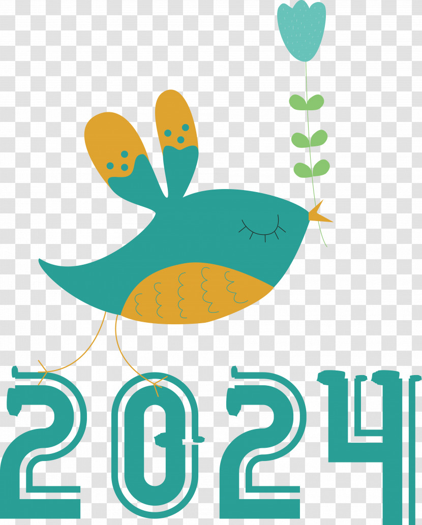 Logo Green Teal Leaf Text Transparent PNG