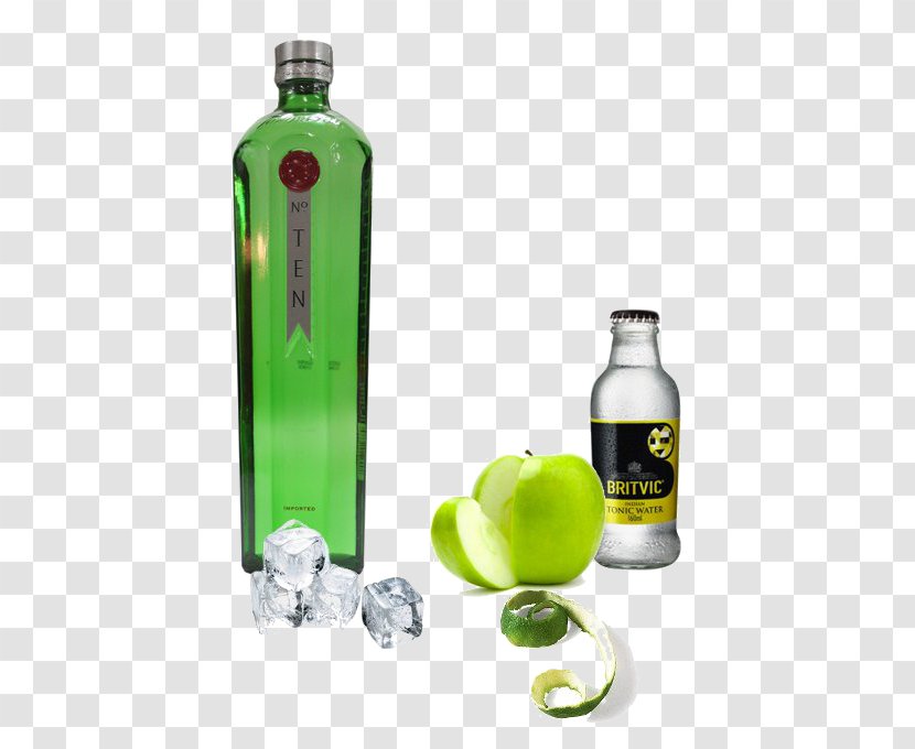 Liqueur Gin And Tonic Tanqueray Water - Fizz Transparent PNG