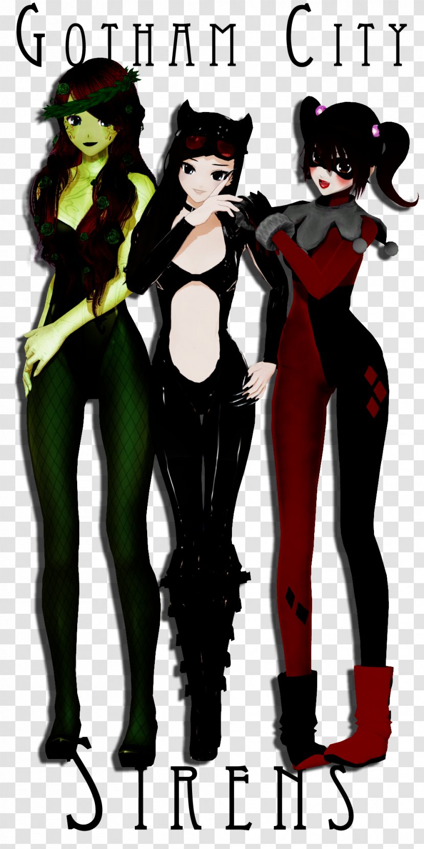 Batman Catwoman Harley Quinn Zatanna Batgirl - Heart Transparent PNG