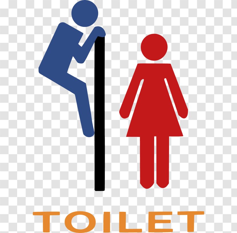 Public Toilet Bathroom Clip Art - Door - Sign Man Transparent PNG