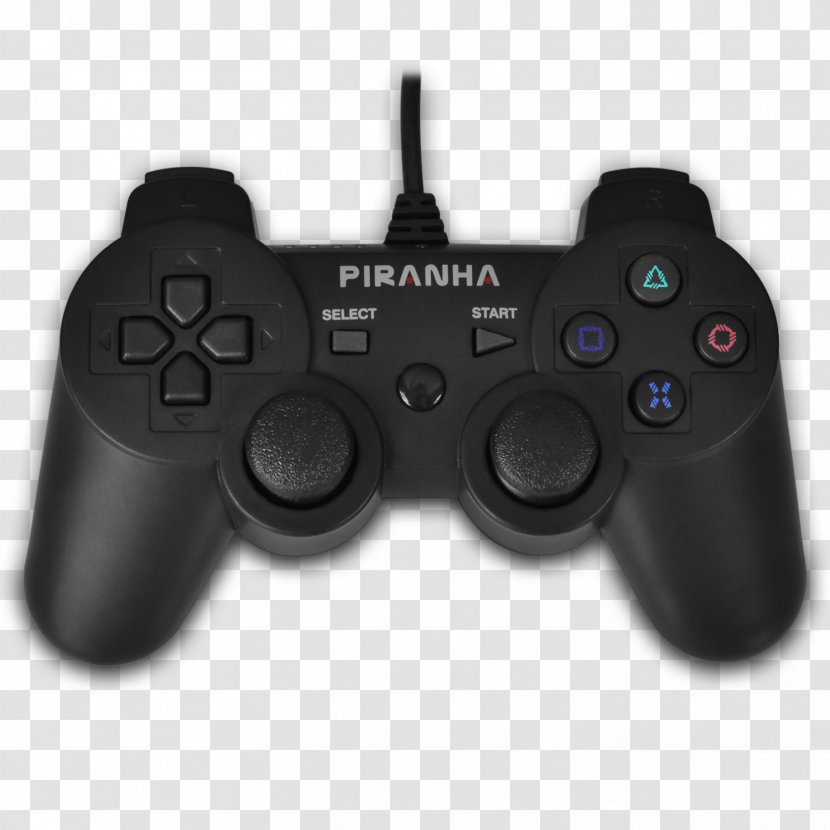 PlayStation 2 3 Black DualShock - Game Controller - Joystick Transparent PNG