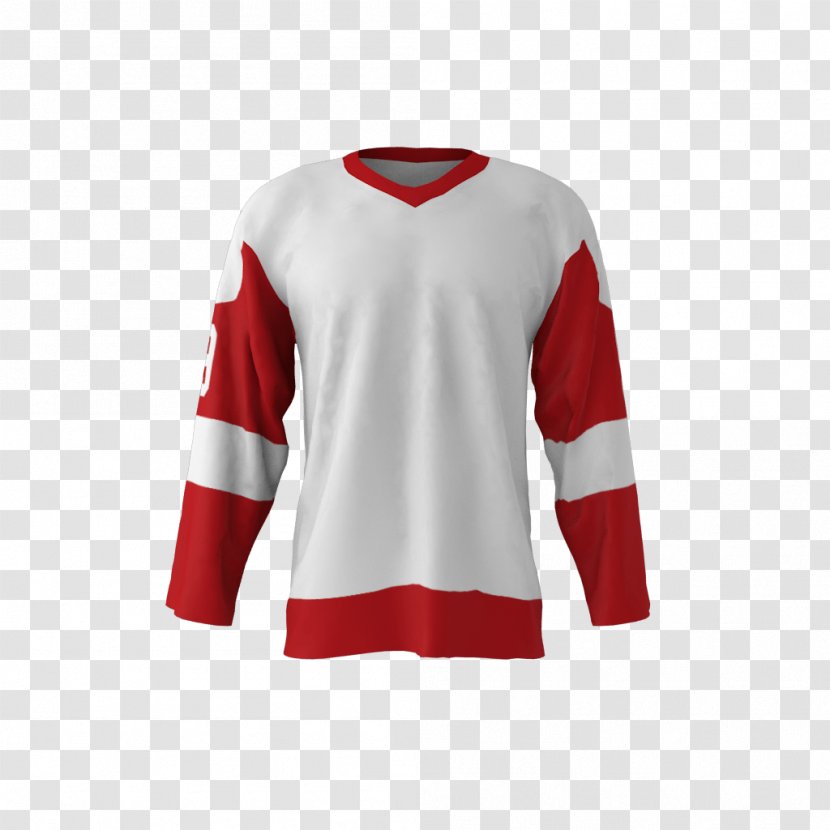 Hockey Jersey Sleeve T-shirt Sweater - Sock Transparent PNG