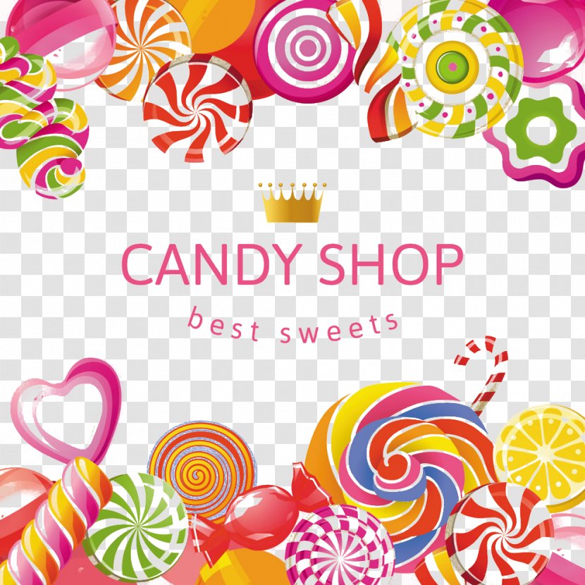 Lollipop Candy Bonbon Confectionery Store - Flower Transparent PNG