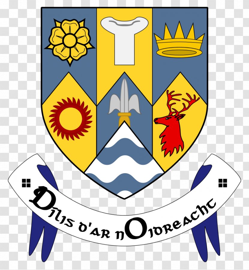 Ennis County Carlow Counties Of Ireland Council - Coat Arms - Countries Vector Transparent PNG