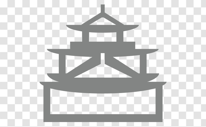 Japanese Castle Symbol - Logo Transparent PNG