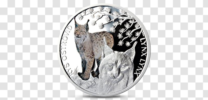 Zlato Bez DPH Facebook:ZlatoBezDPH.cz Silver Coin Smart Mince Fineness - Body Jewelry - Eurasian Lynx Transparent PNG