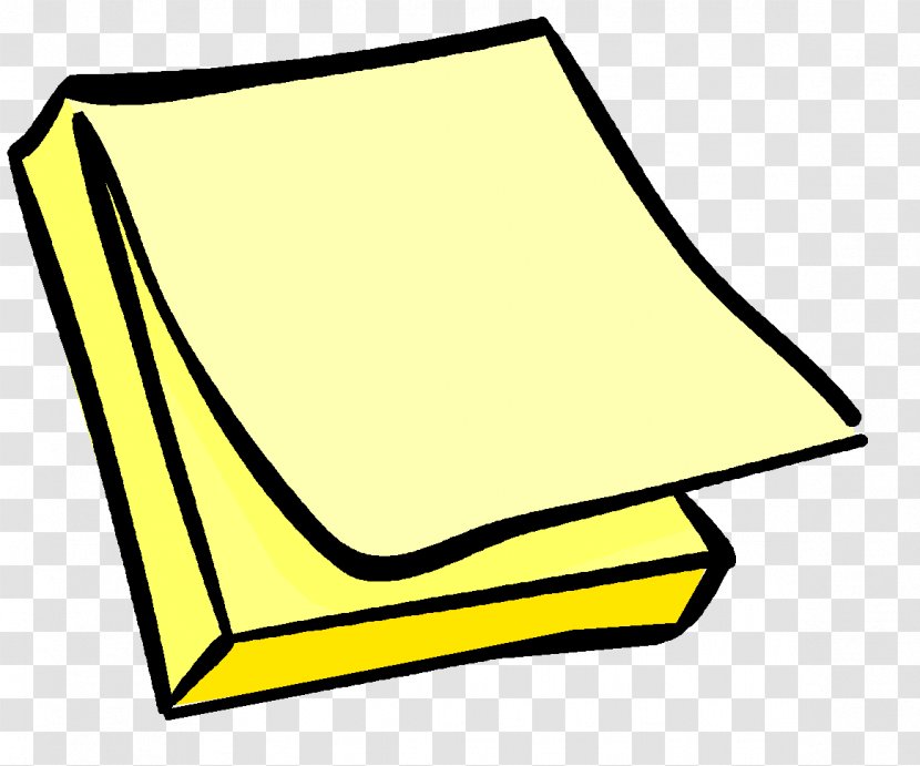 Post-it Note Paper Stationery Clip Art - Area Transparent PNG