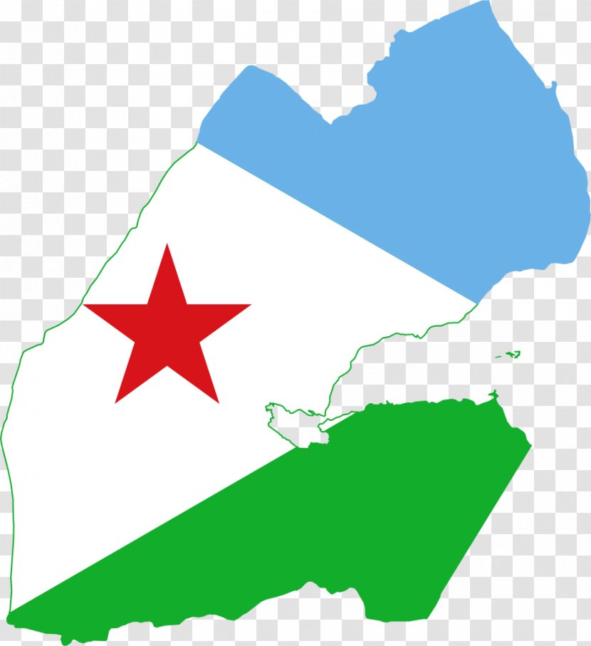 Flag Of Djibouti Map Wikimedia Commons Transparent PNG