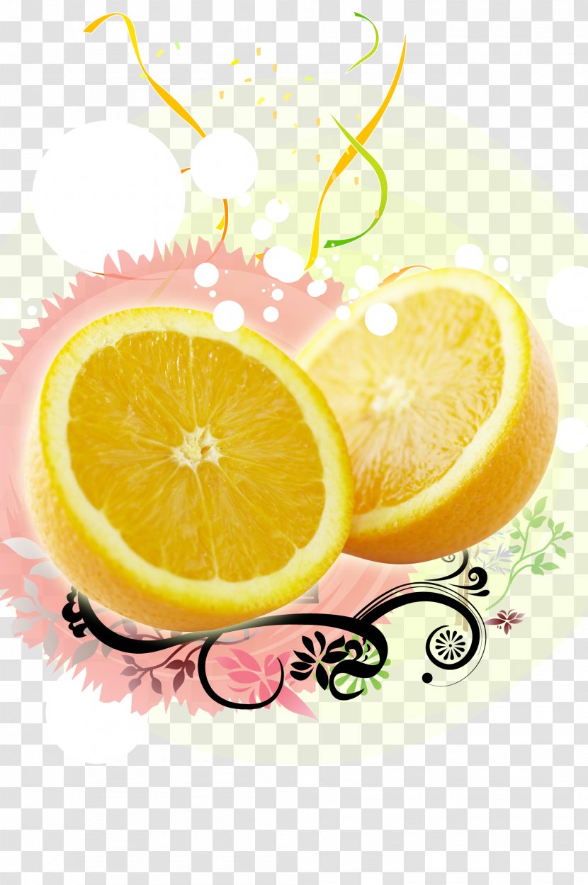 Poster Illustration - Orange - Delicious Juice Transparent PNG