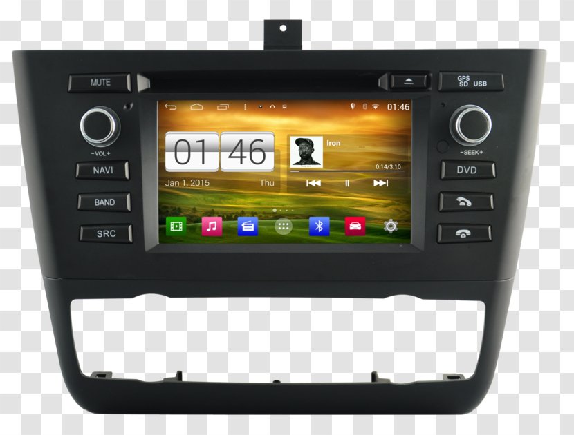 BMW 1 Series (E87) Car GPS Navigation Systems Transparent PNG