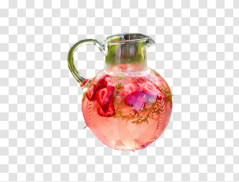 Soft Drink Juice Non-alcoholic Lemonade Sweet Tea - Sugar - Strawberry Transparent PNG