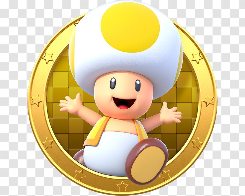 Mario Party Star Rush Super Bros. 8 Toad - Smile - Bros Transparent PNG