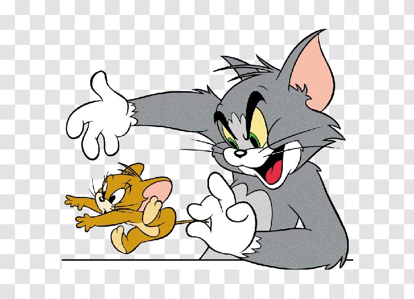 Tom Cat And Jerry Animated Cartoon Television Show - Small To Medium Sized Cats Transparent PNG