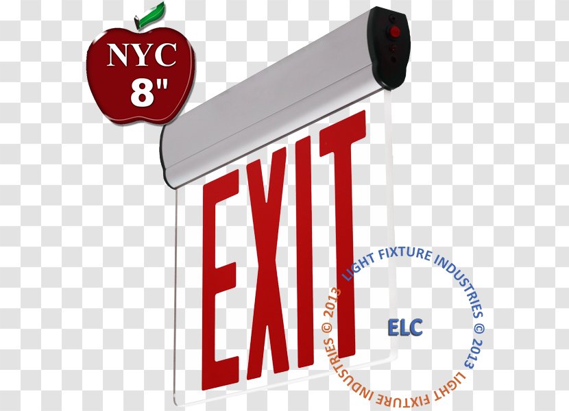 Light-emitting Diode Exit Sign Emergency Lighting UPS - Lights Transparent PNG