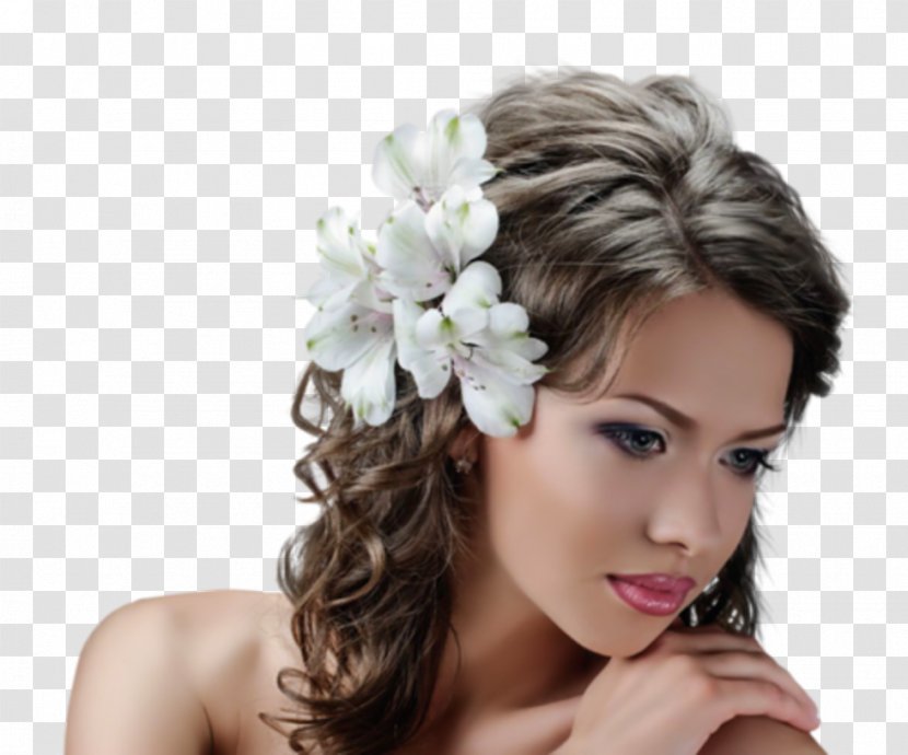 Long Hair Headpiece Tie Brown - Beauty - Beautiful Bride Transparent PNG