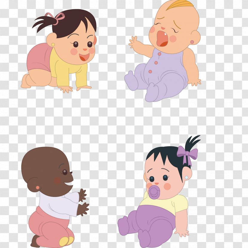 Infant Child Icon - Watercolor - Cartoon Baby Vector Material Transparent PNG