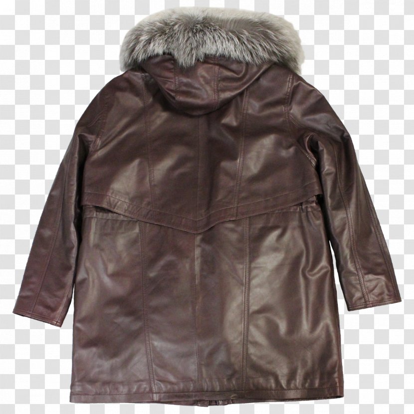 Leather Jacket Fake Fur Coat - Fashion Transparent PNG
