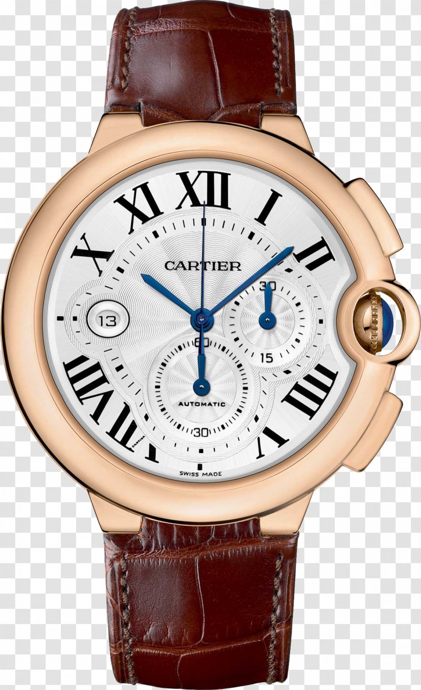 Cartier Ballon Bleu Automatic Watch Luxury - Sapphire Transparent PNG