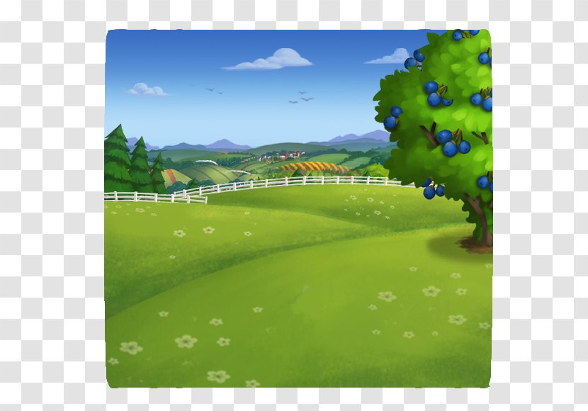 Meadow Grassland Pasture Golf Balls Landscape - Nature - Flying Silk Transparent PNG