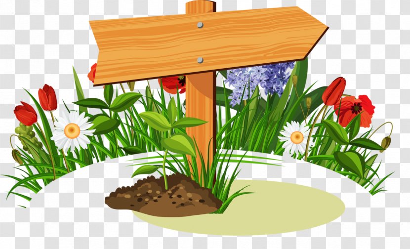 Wheelbarrow Garden Cartoon - Trees Billboard Transparent PNG