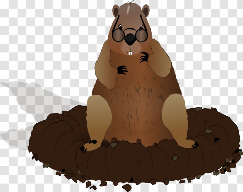 Punxsutawney Phil Groundhog Day Clip Art - Bear Shadow Cliparts Transparent PNG