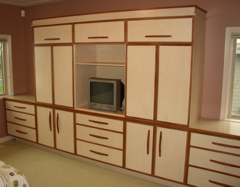 Cabinetry Bedroom Closet - Interior Design Services - Cupboard Transparent PNG