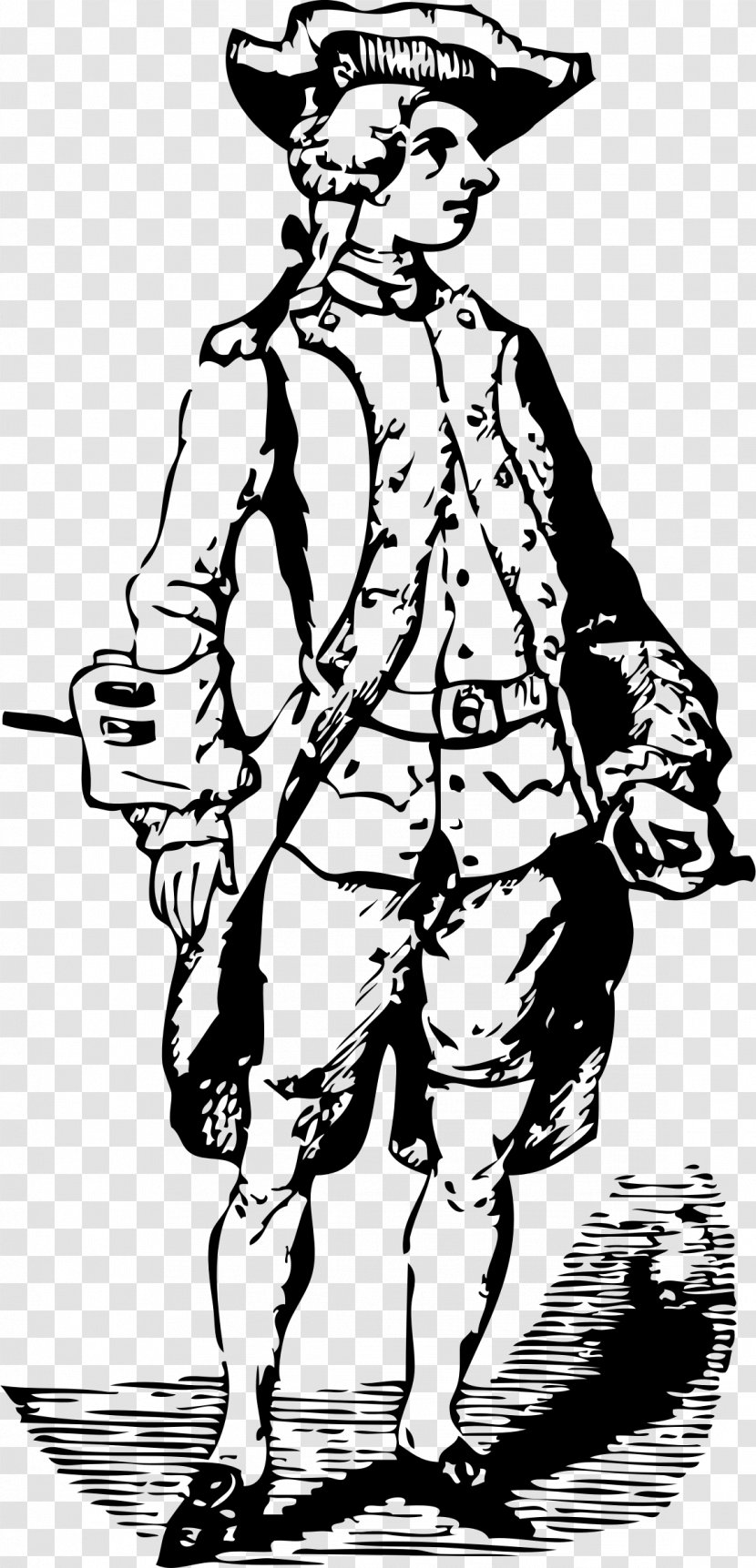 American Revolutionary War Red Coat Soldier Drawing - Royaltyfree Transparent PNG
