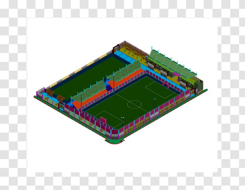 Soccer-specific Stadium AutoCAD Computer-aided Design .dwg - Plan - Football Transparent PNG
