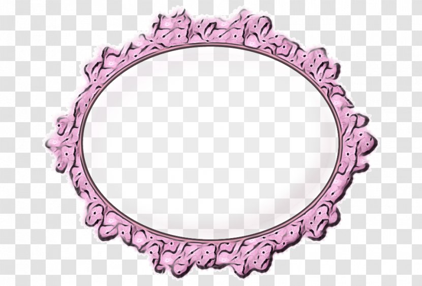 Film Frame - Doily - Makeup Mirror Magenta Transparent PNG