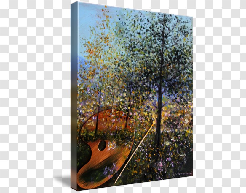 Painting Acrylic Paint Modern Art - Tree Transparent PNG