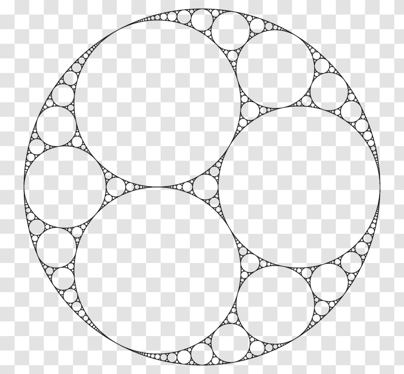 Apollonian Gasket Sphere Packing Fractal Problems Circle - Recursion Transparent PNG