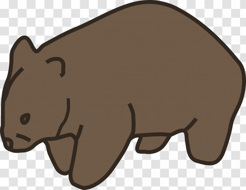 Wombat Clip Art - Tail - Use For Background Transparent PNG