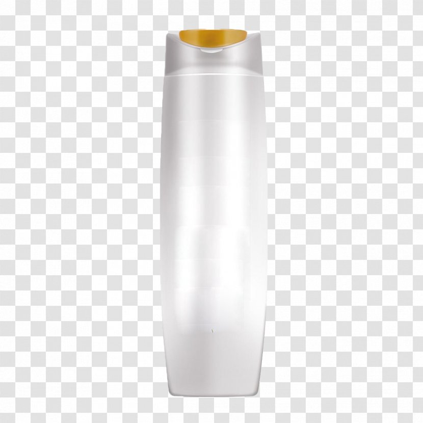 Bottle White Cylinder - Drinkware - Hair Care Shampoo Transparent PNG
