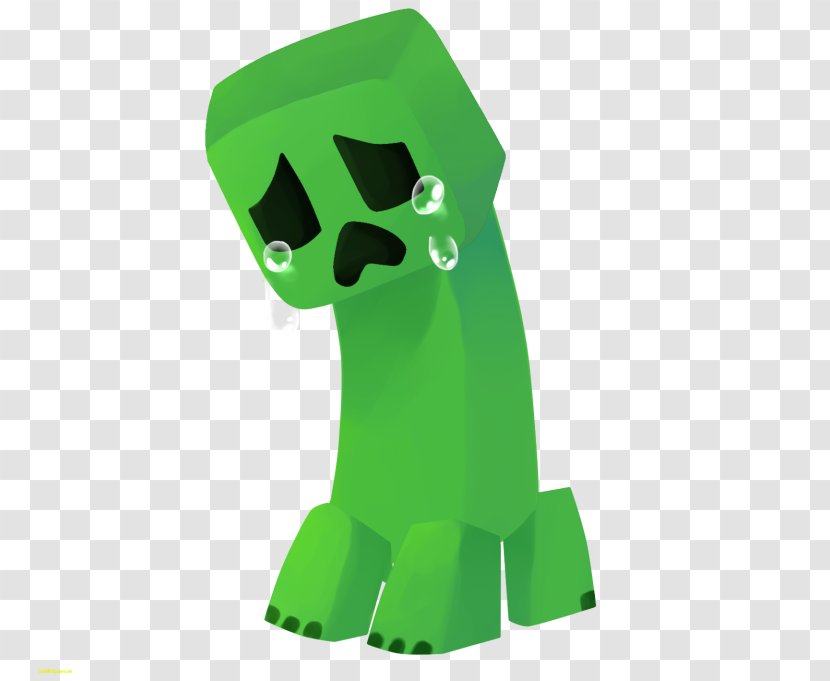 Creeper Minecraft Sadness - Doodle Transparent PNG