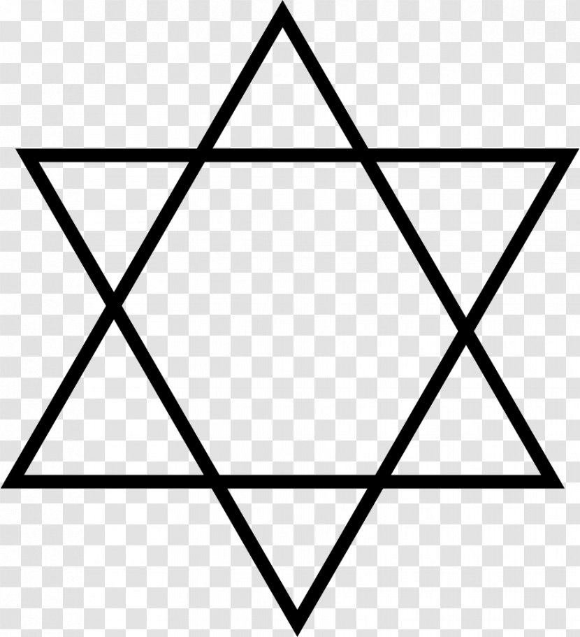 Star Of David Vector Graphics Judaism Hexagram Illustration - Symbol Transparent PNG