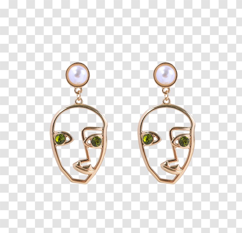 Imitation Pearl Earring Gemstones & Rhinestones Charms Pendants - Necklace Transparent PNG