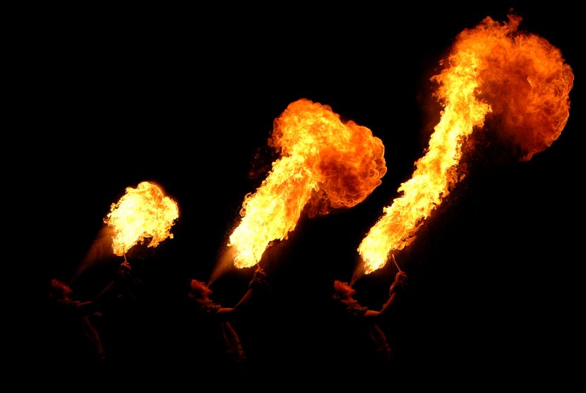 Fire Breathing Flame Singing - Darkness - Letter Transparent PNG
