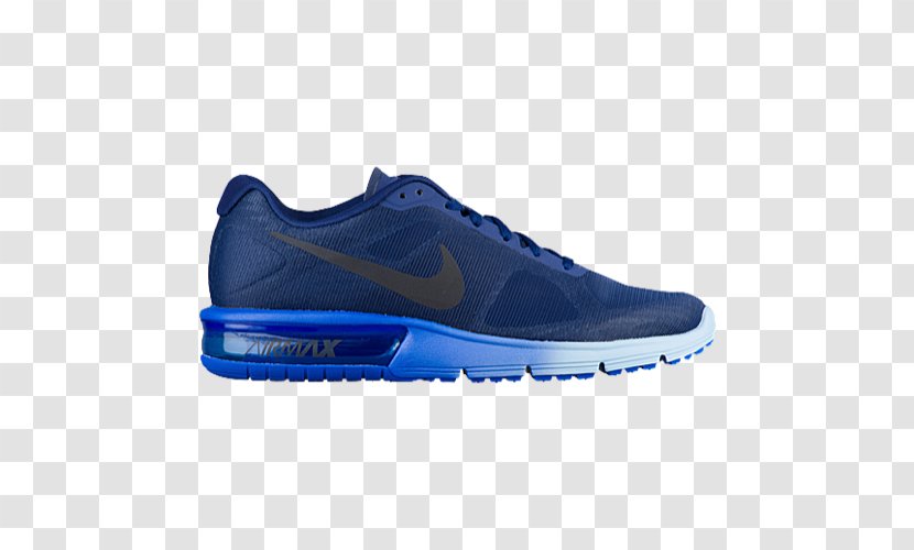 Blue Nike Air Max Sequent 3 Men's 2 Running Sports Shoes - Black Transparent PNG