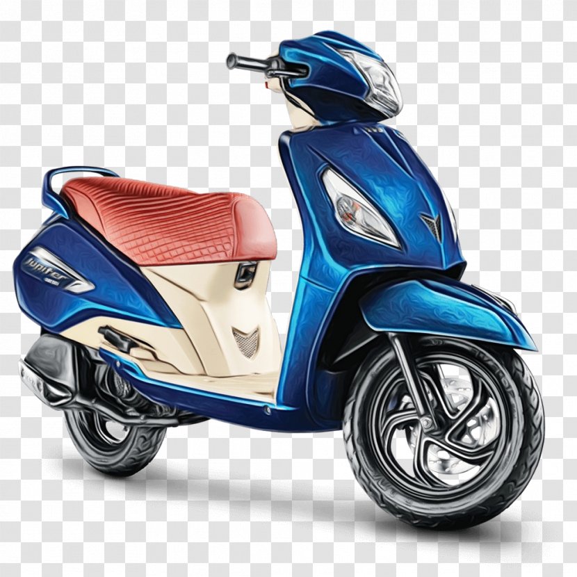 Tv Cartoon - Electric Blue - Rim Motorized Scooter Transparent PNG