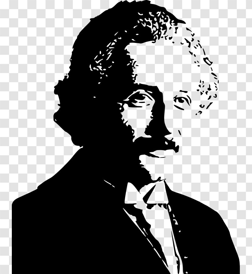 Albert Einstein Silhouette Clip Art - Cliparts Transparent PNG
